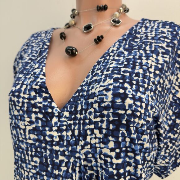 NWT Lane Bryant Women Sleeveless Midi Dress BLACK BLUE Sz Plus 18 20 - Picture 11 of 16